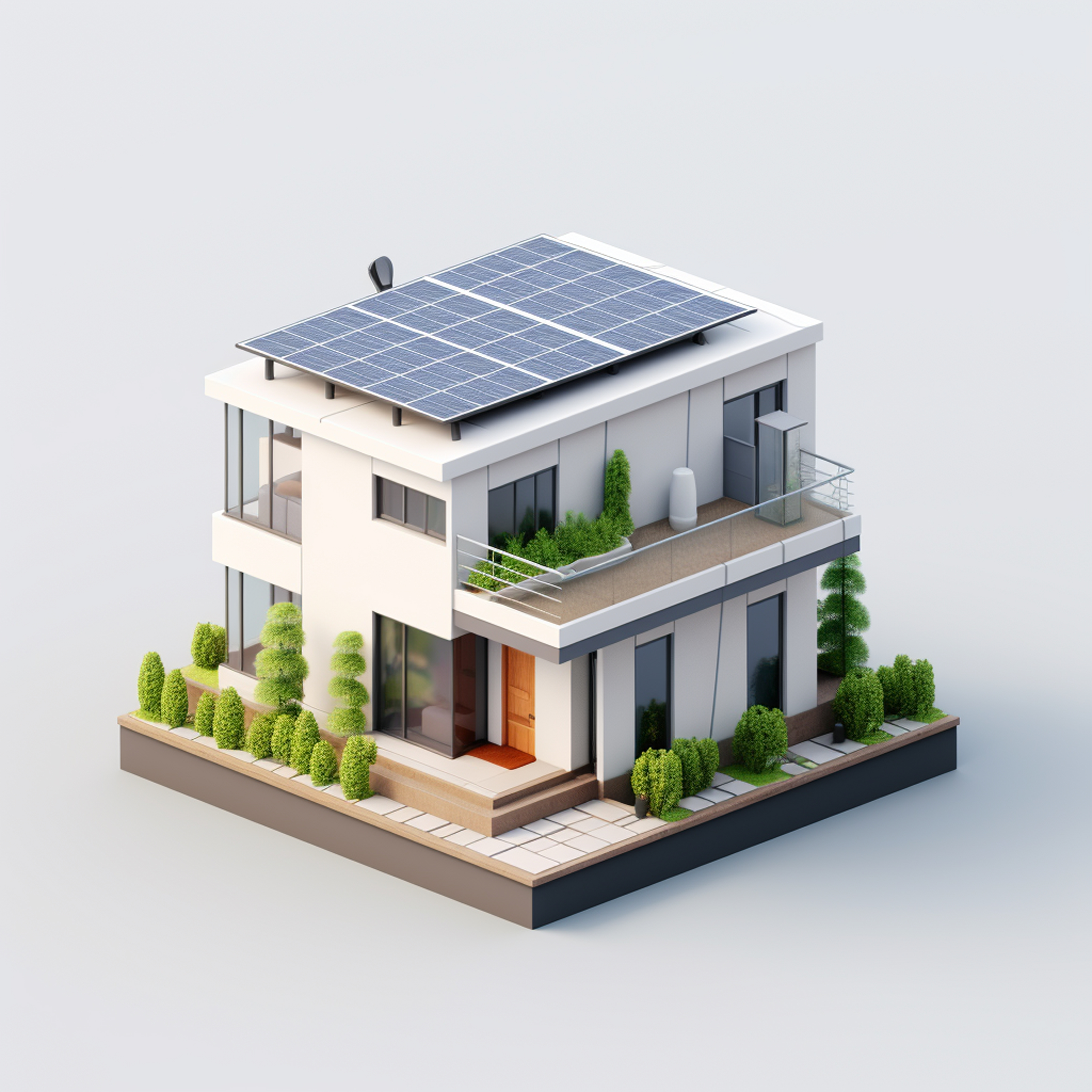 Solar House Installation